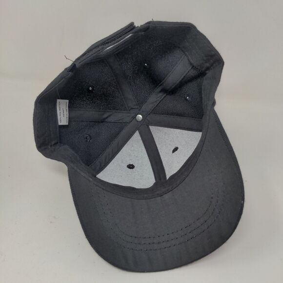 Unbranded Baby Strapback Hat Black Size Infant Blank 100% Polyester - Picture 6 of 7